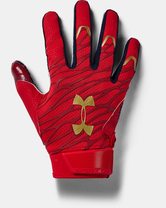 Details about   UA UNDER ARMOUR SPOTLIGHT LE ADULT RECEIVER FOOTBALL GLOVES 1315621-100 NWT 